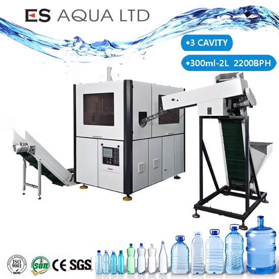 Automatic Blow Molding Pet Bottle Making Semi Automatic Blower Perform Make Bottle Machine