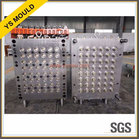 OEM 48 Cavities Thread 28mm Hot Runner Plastic Injection Bottle Cap Mould